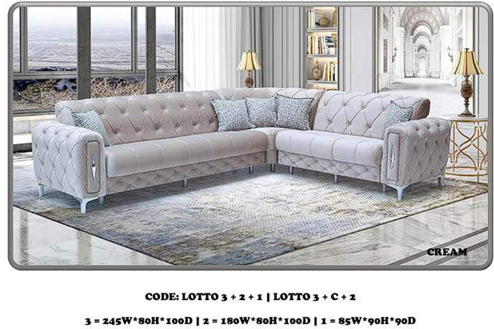 LOTTO CORNER SOFA BED