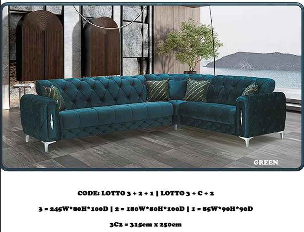 LOTTO CORNER SOFA BED