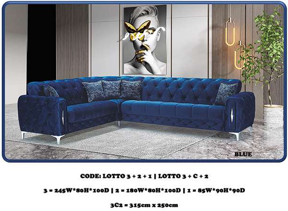 LOTTO CORNER SOFA BED