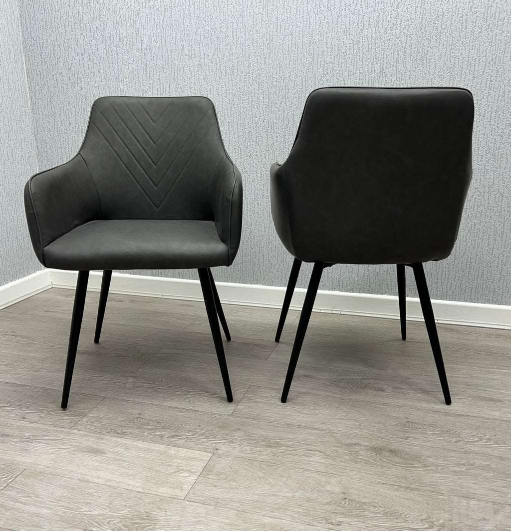 CHICAGO (160 - 200) DINING TABLE with STANFORD CHAIRS