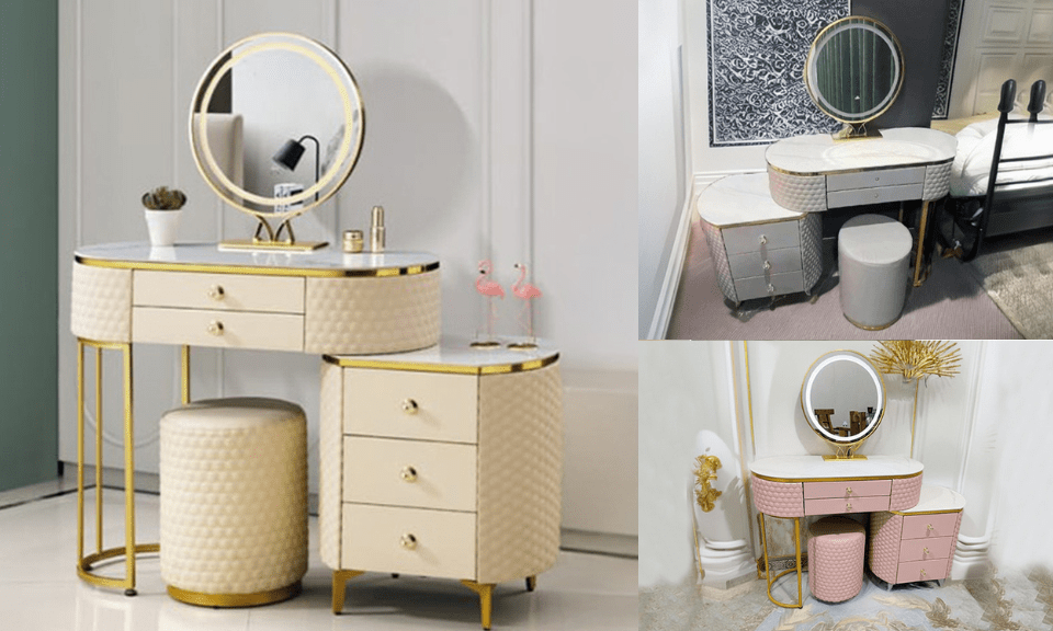 ROUND EXTENDABLE SW2 DRESSING TABLE
