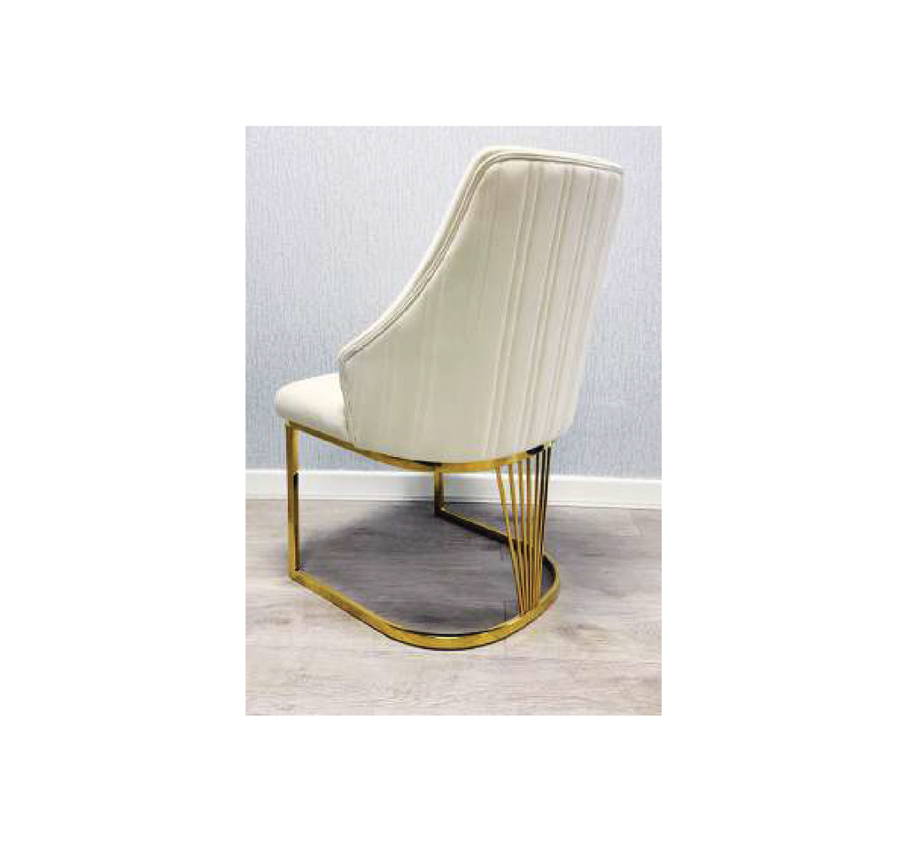 SOFIA CREAM DINING TABLE with LASCO CHAIRS
