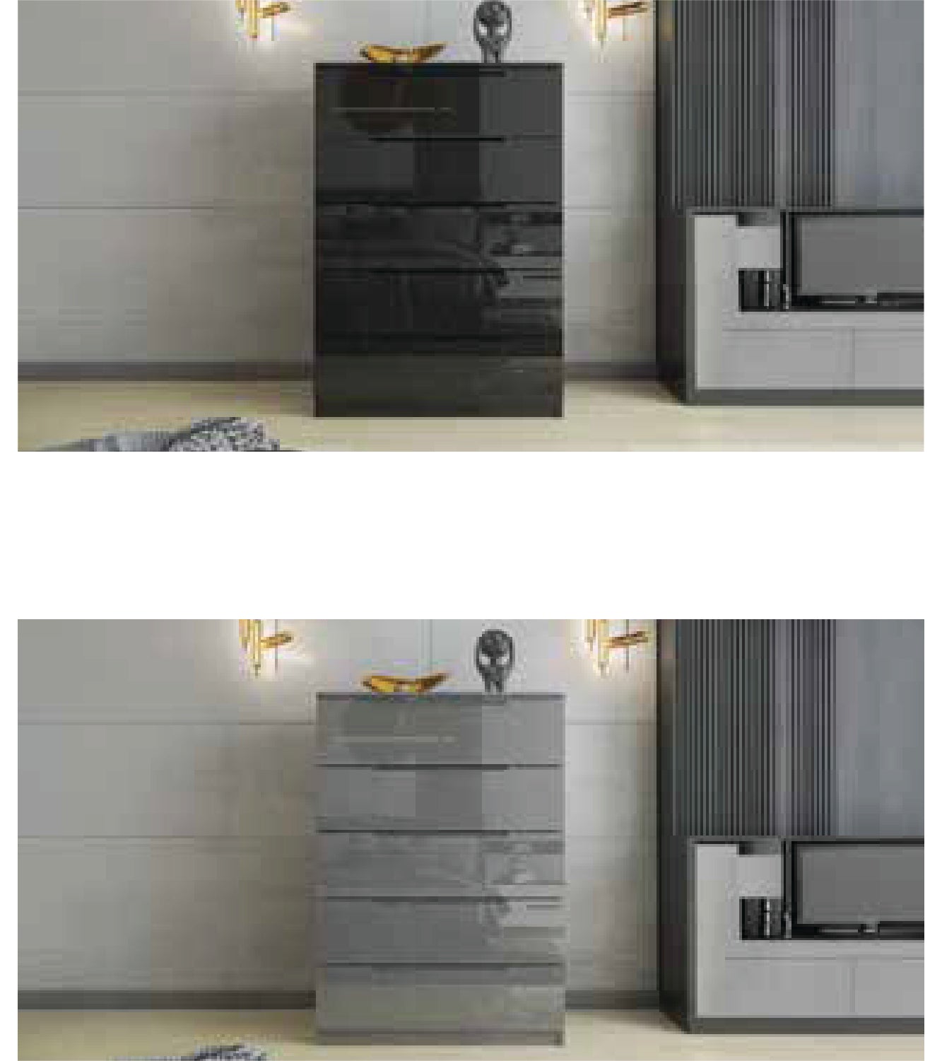 HIGH GLOSS CD01/02/04 CHEST DRAWERS