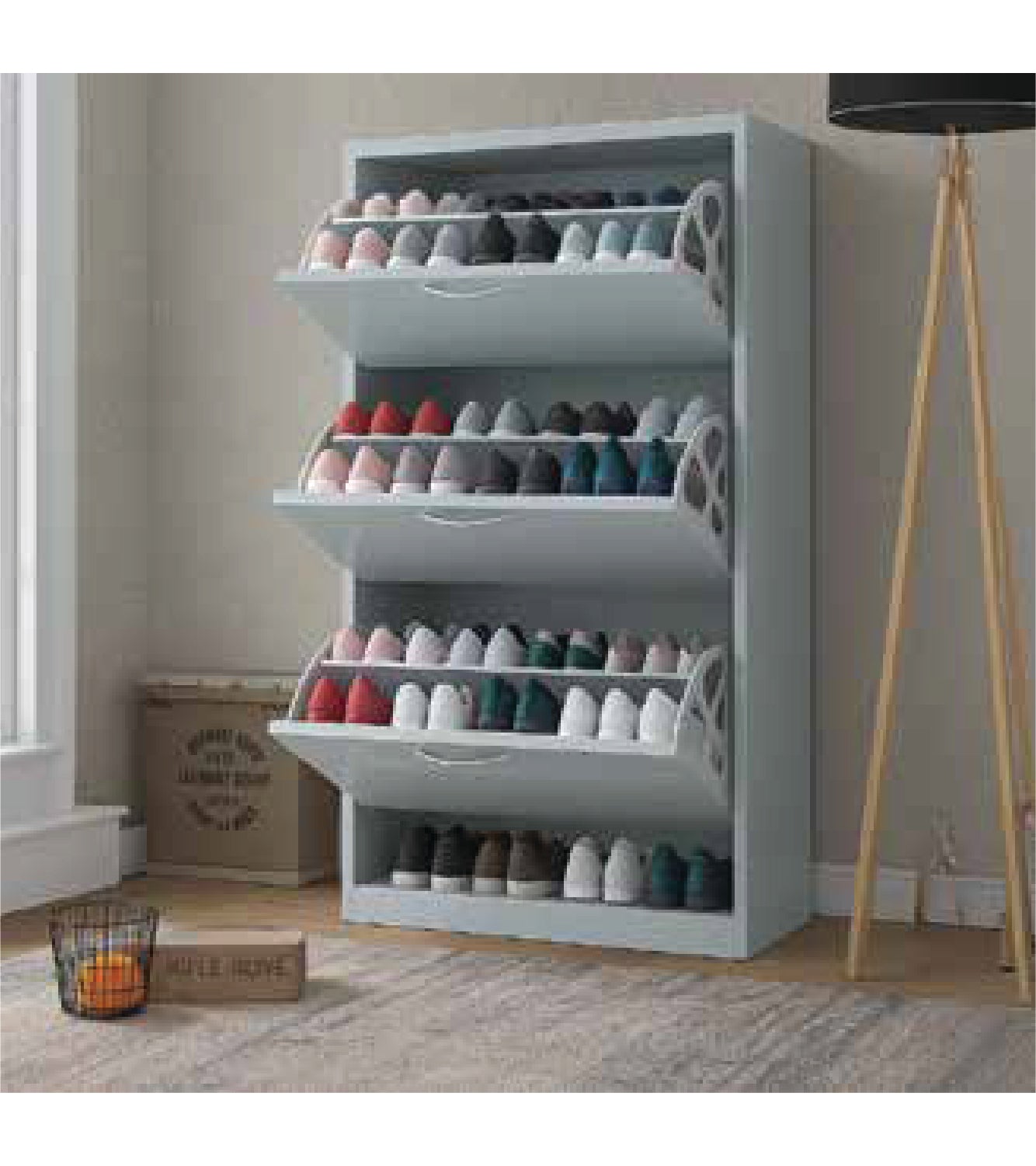 HIGH GLOSS SHOES RACK