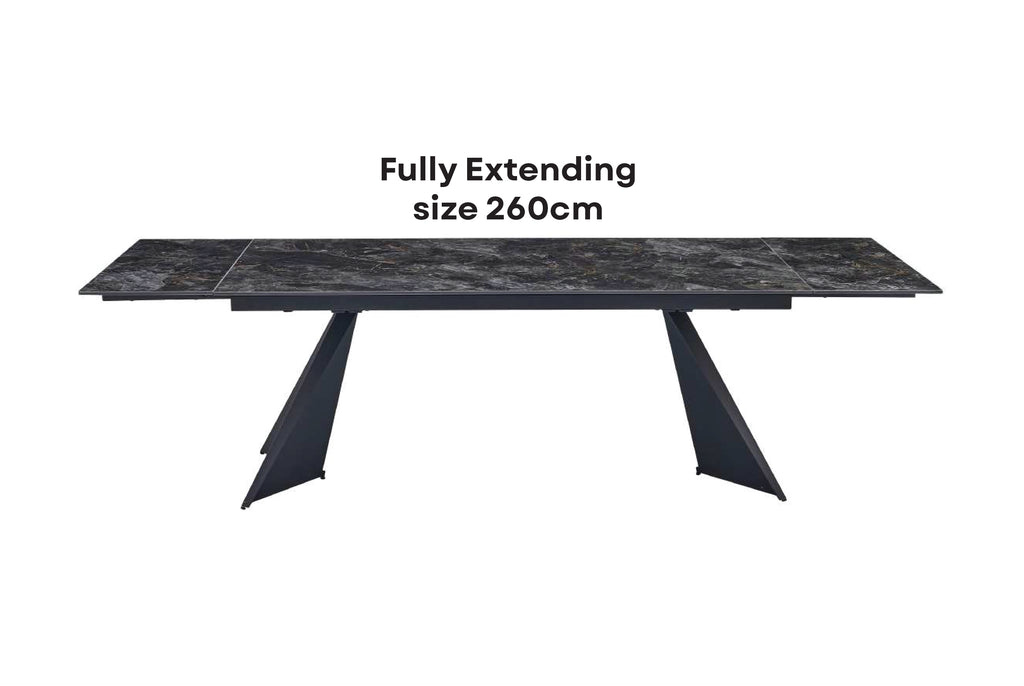 CHICAGO EXTENDABLE DINING TABLE (180 - 260)