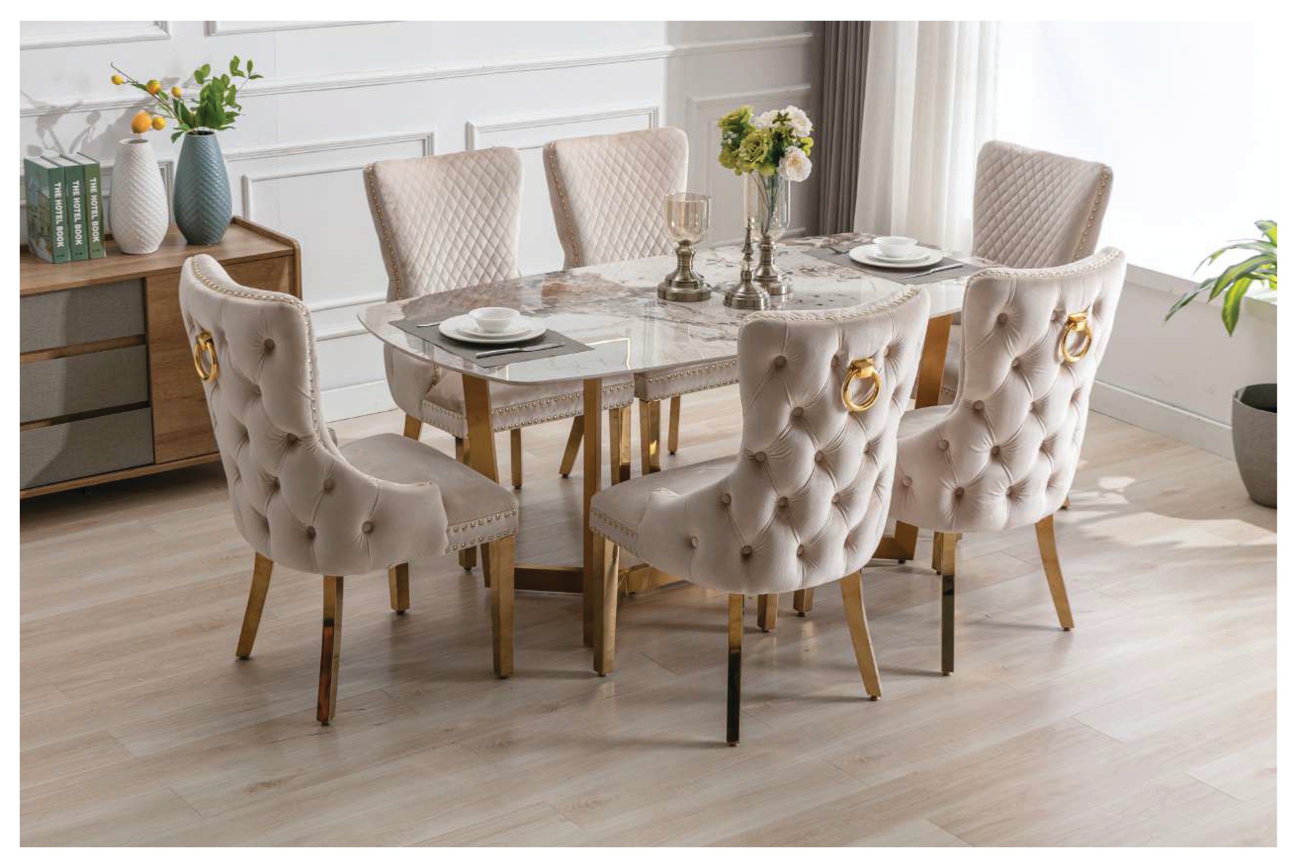 SORRENTO OVAL & RECTANGLE DINING TABLE