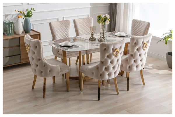 SORRENTO OVAL & RECTANGLE DINING TABLE