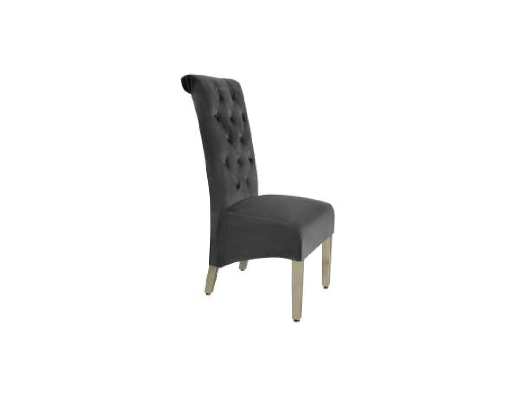 SOFIA VELVET FABRIC DINING CHAIR