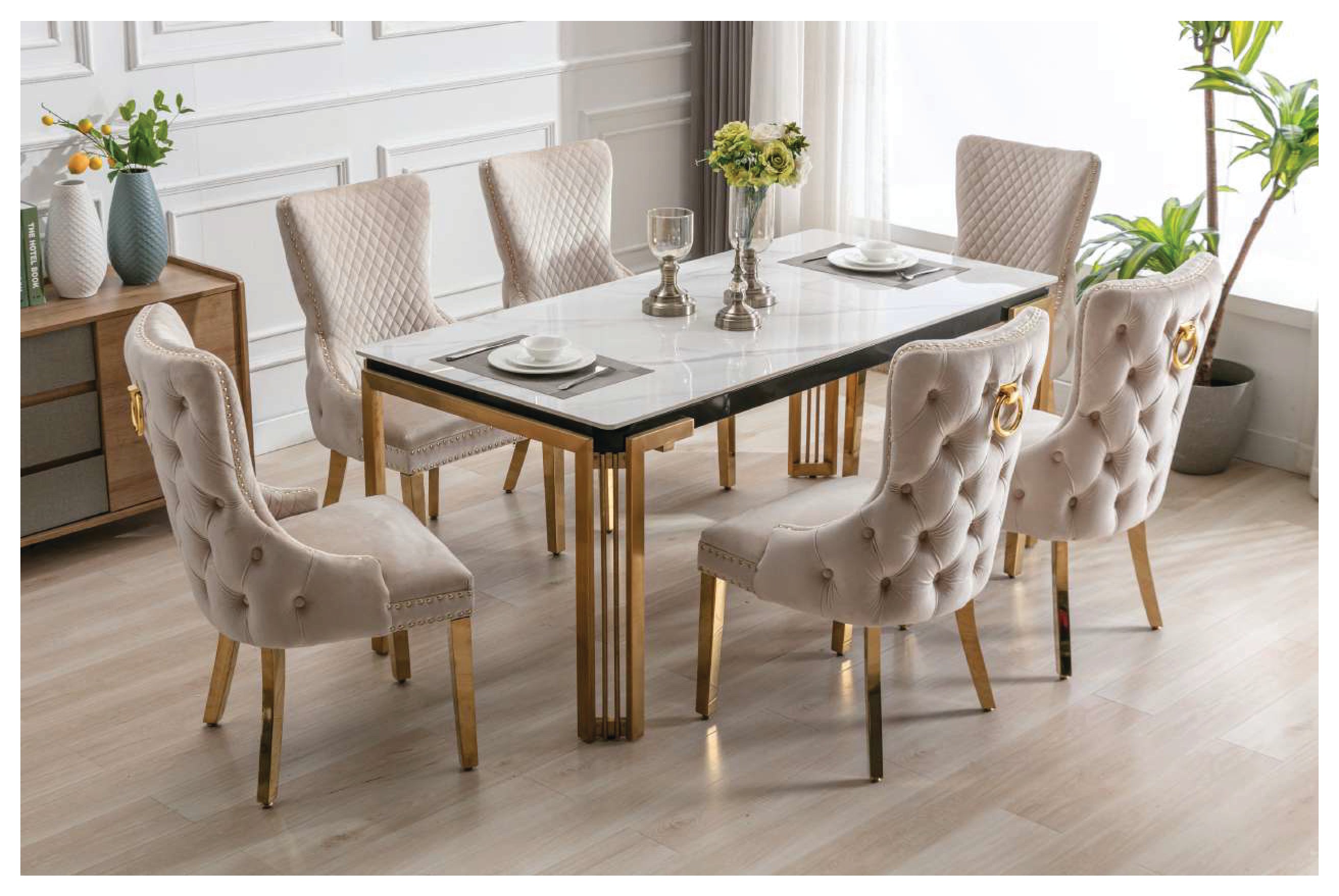 SORRENTO OVAL & RECTANGLE DINING TABLE