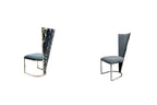 SOFIA GREY DINING TABLE with VIENNA CHAIRS