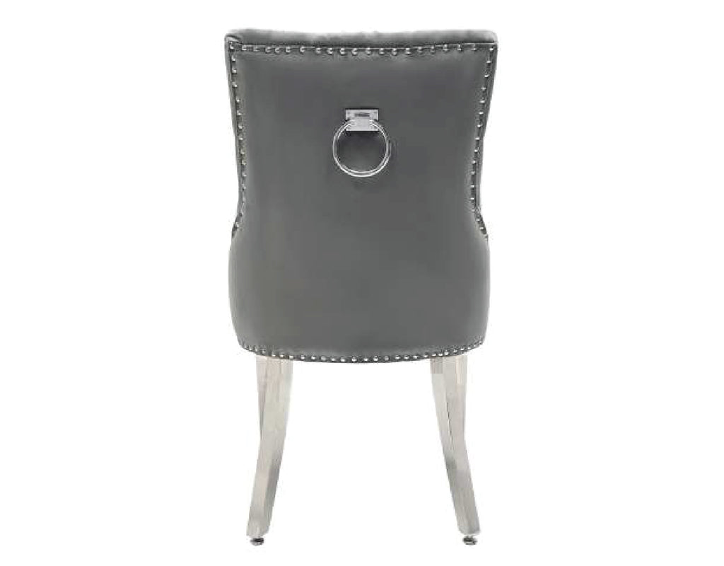 VALENCIA VELVET FABRIC DINING CHAIR