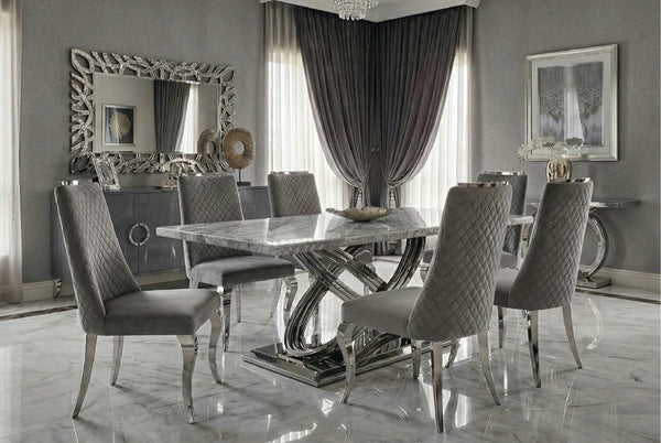 ELINA MARBLE DINING TABLE