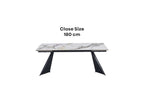 CHICAGO DINING SET (180 - 260) + 4 CHAIRS