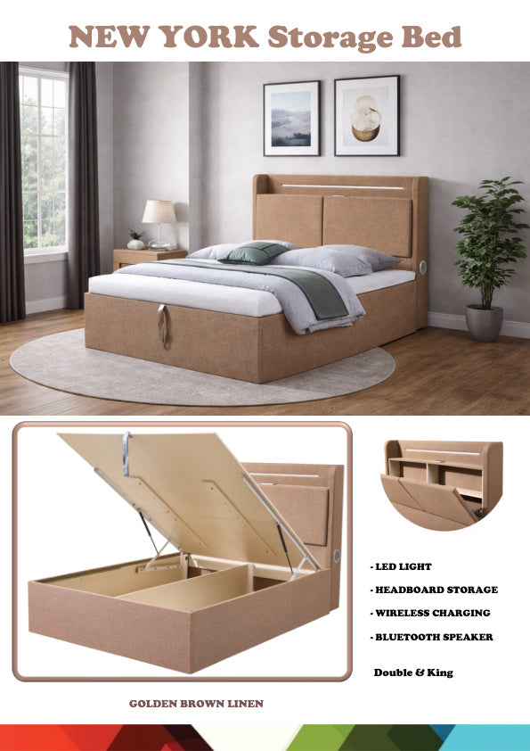 NEW YORK STORAGE BED