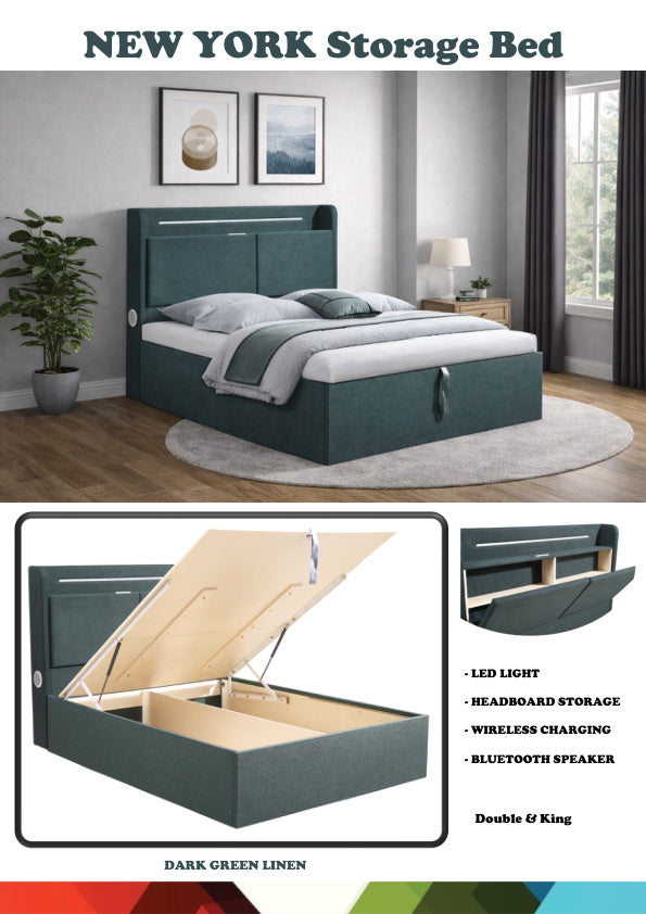 NEW YORK STORAGE BED