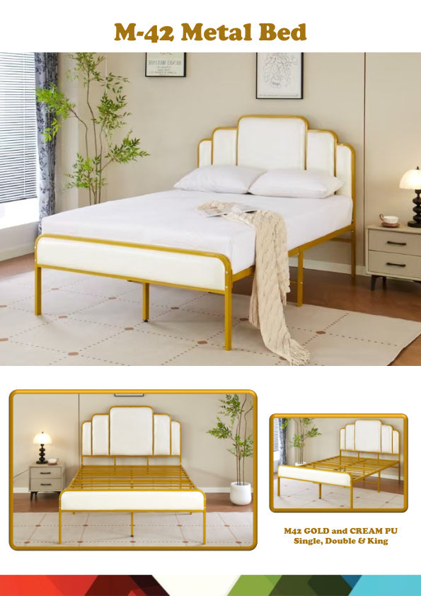 GOLD M-42 METAL BED