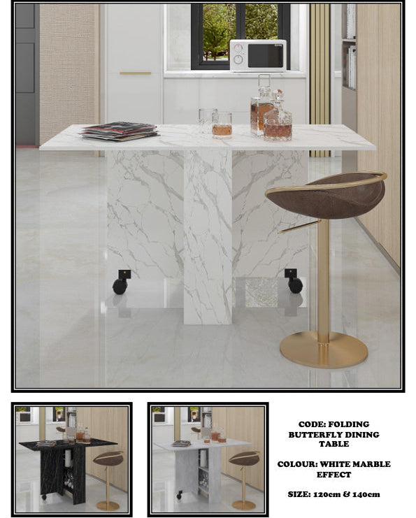 FOLDING BUTTERFLY DINING TABLE