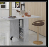FOLDING BUTTERFLY DINING TABLE