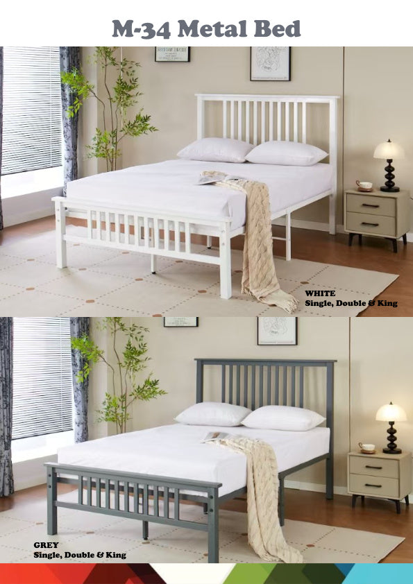 WOODEN M-34 METAL BED