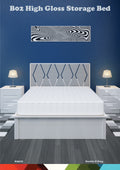 DIAMOND B02 HIGH GLOSS STORAGE BED