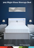 INFINITY 305 HIGH GLOSS STORAGE BED