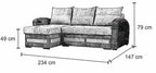 KEWIN SOFA BED