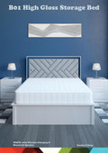 IMPERIAL B01 HIGH GLOSS STORAGE BED