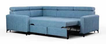 BLUE SOFA BED
