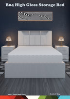 OXFORD B04 HIGH GLOSS STORAGE BED