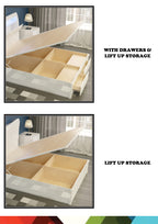 OXFORD B04 HIGH GLOSS STORAGE BED