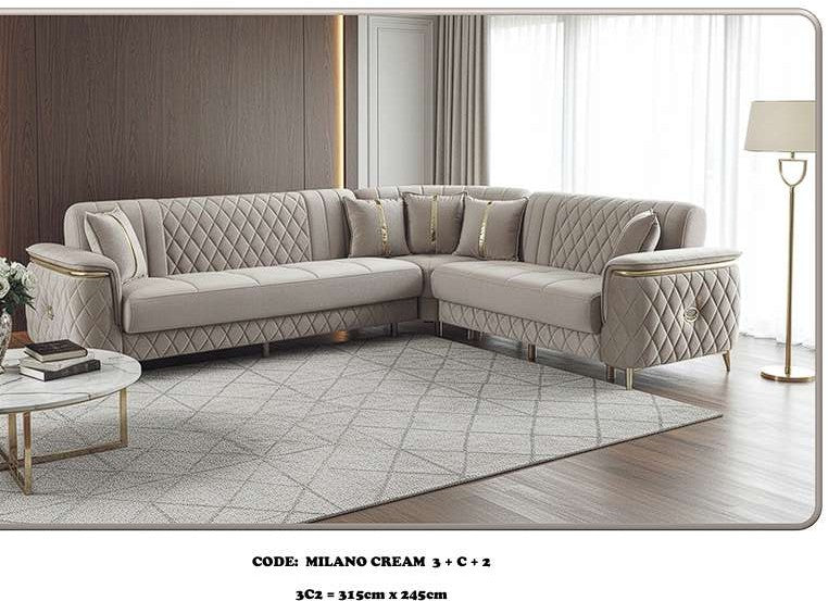 MILANO CORNER SOFA BED