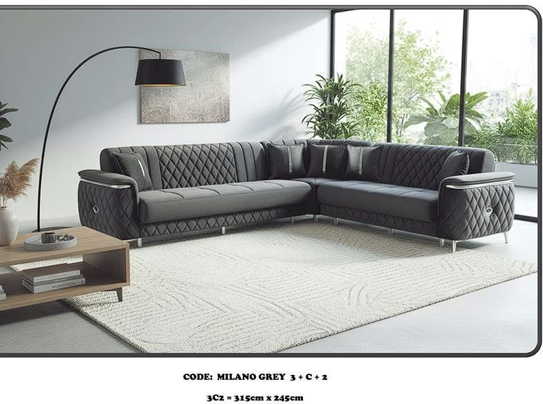 MILANO CORNER SOFA BED