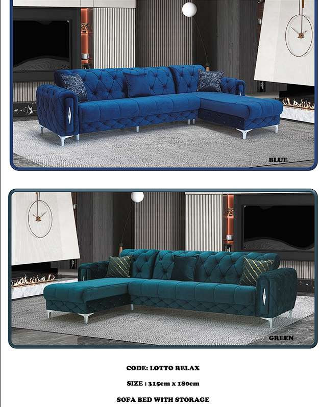 LOTTO SOFA BED WITH STORAGE