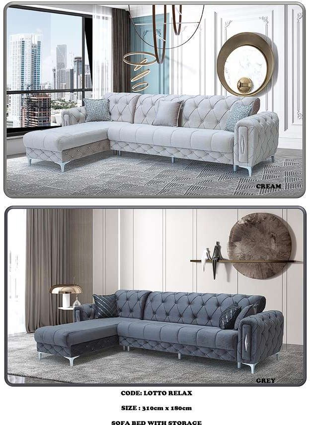 LOTTO SOFA BED WITH STORAGE