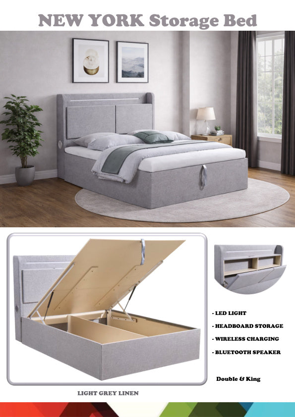 NEW YORK STORAGE BED