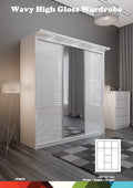 WAVY HIGH GLOSS WARDROBE