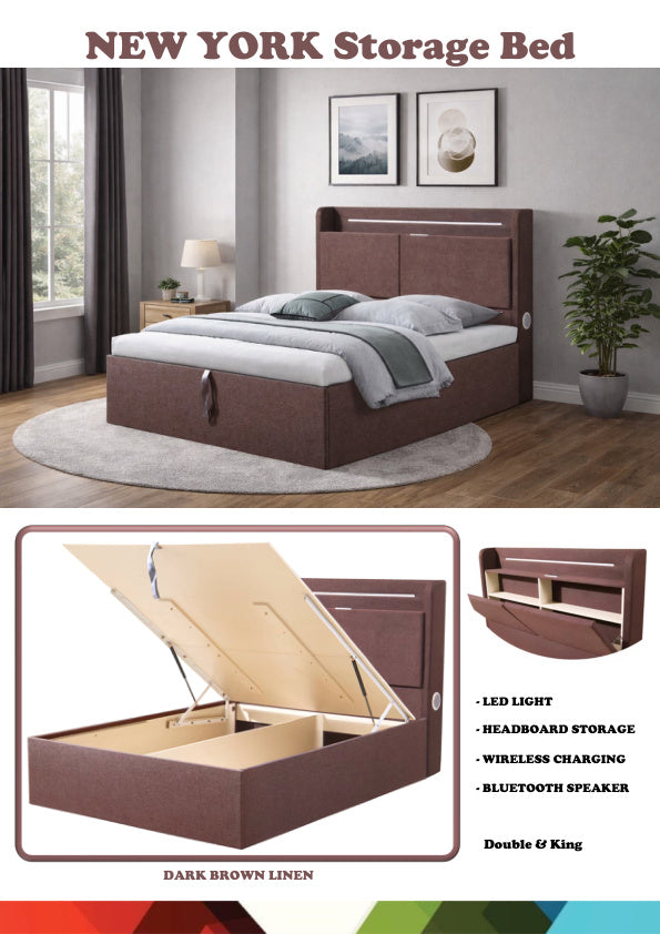NEW YORK STORAGE BED