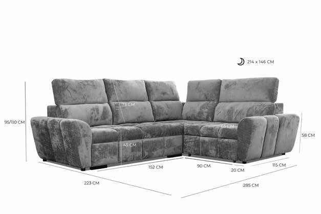 AURORA CORNER SOFABED