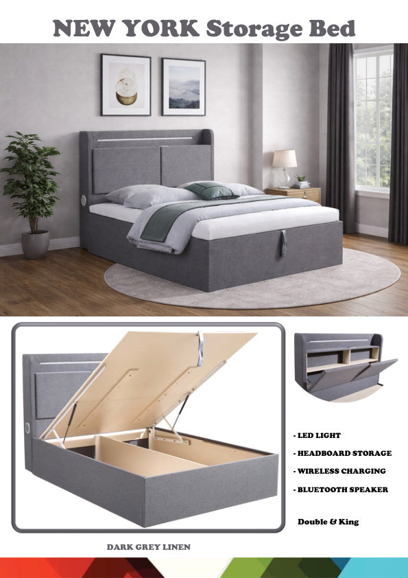 NEW YORK STORAGE BED