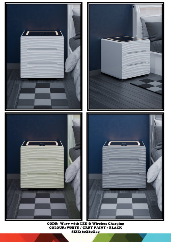 WAVY BEDSIDE