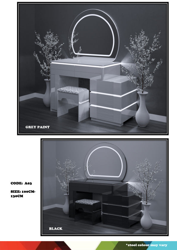 HALF MOON A03 DRESSING TABLE