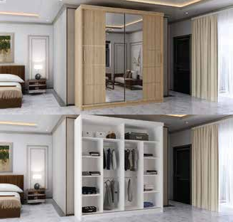 LISBON WARDROBE 2 DOOR