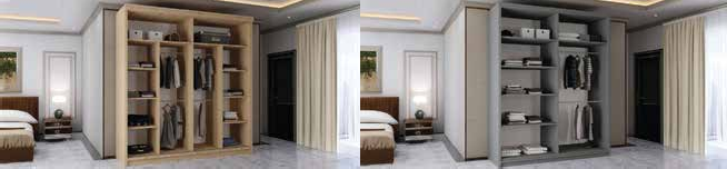LISBON WARDROBE 2 DOOR