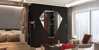 DIAMOND WARDROBE 2 DOOR