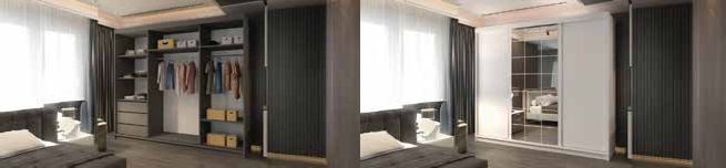 COLLIN WARDROBE 2 & 3 DOOR