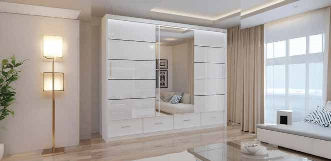 SYCYLIA WARDROBE 2 & 3 DOOR
