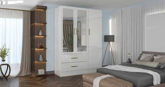 XD2 WARDROBE 3 DOOR