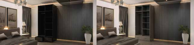XD4 WARDROBE 2 DOOR