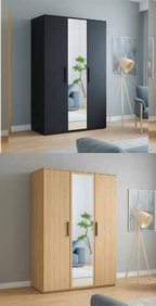 BOBBY WARDROBE 3 DOOR