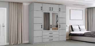 BELLUNO WARDROBE 4 DOOR